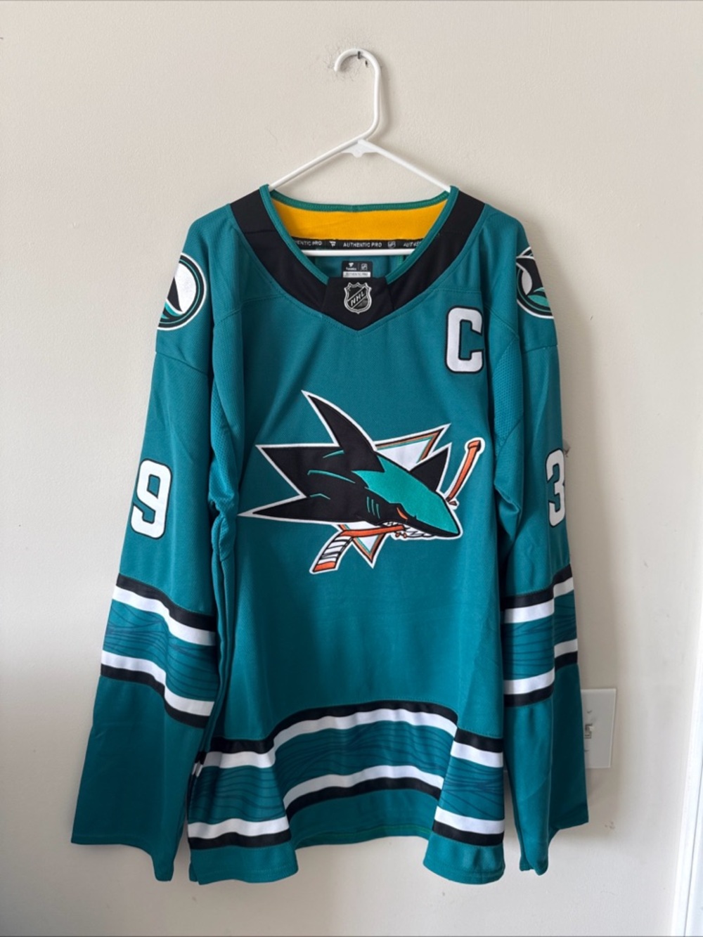 Men’s Fanatics Logan Couture #39 San Jose Sharks Jersey Sz 54 - NWT RARE